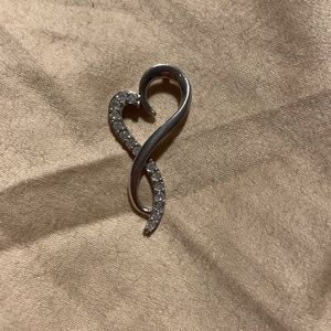 Heart necklace charm